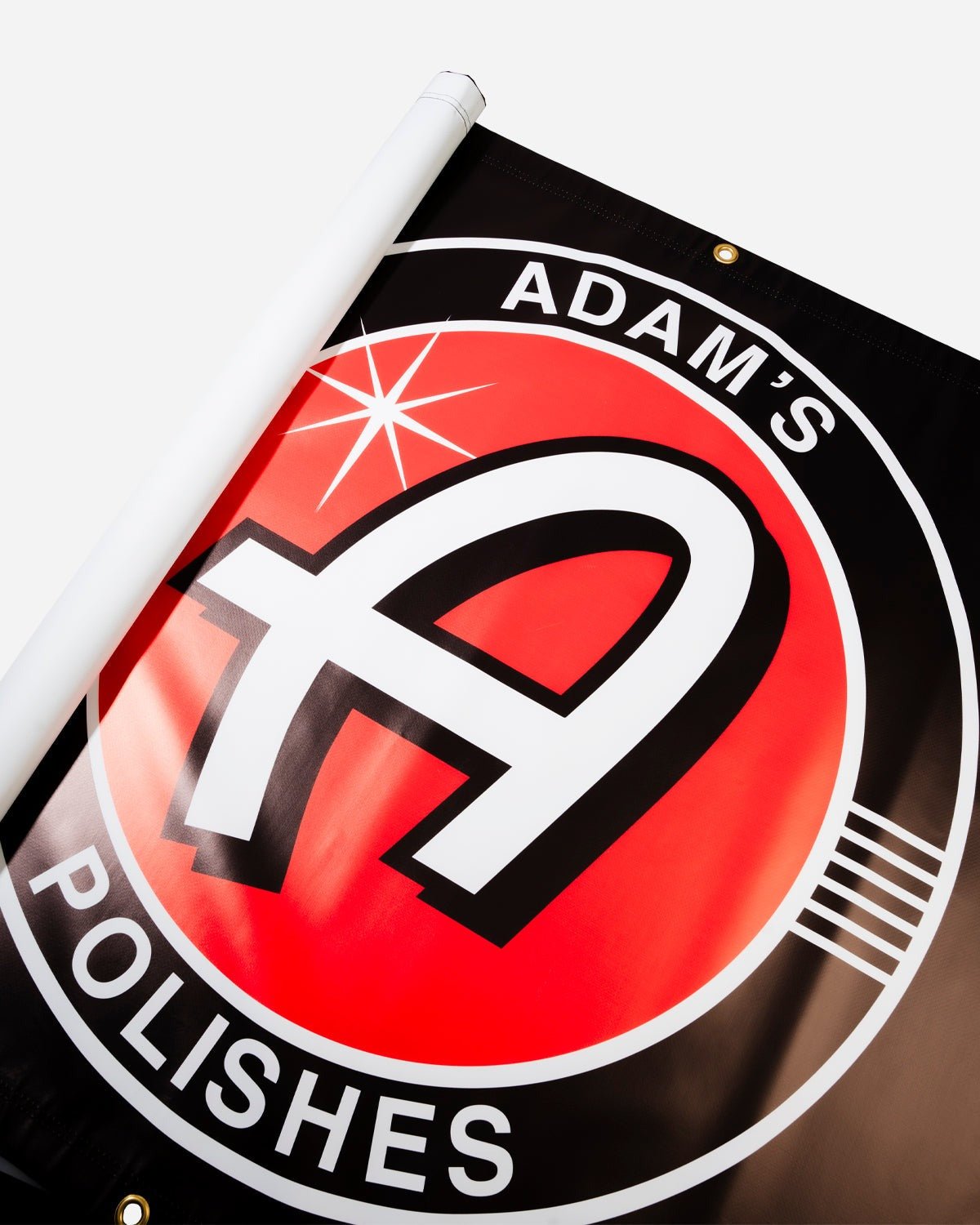 ガレージバナー | Adam's Garage Banner - Circle Logo | アダムスポリッシュ - アームロッカーズ