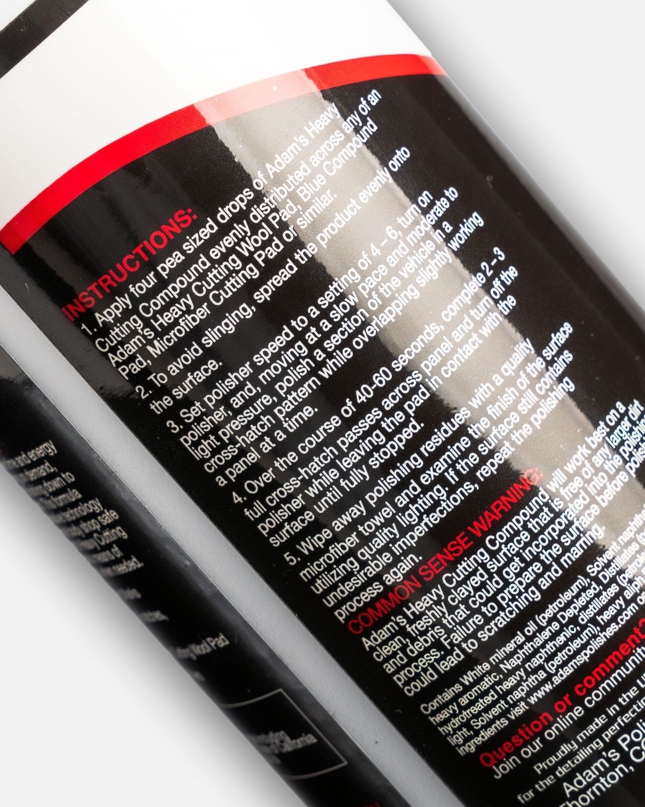 ヘビーカッティングコンパウンド | Adam's Heavy Cutting Compound 12oz | アダムスポリッシュ - アームロッカーズ