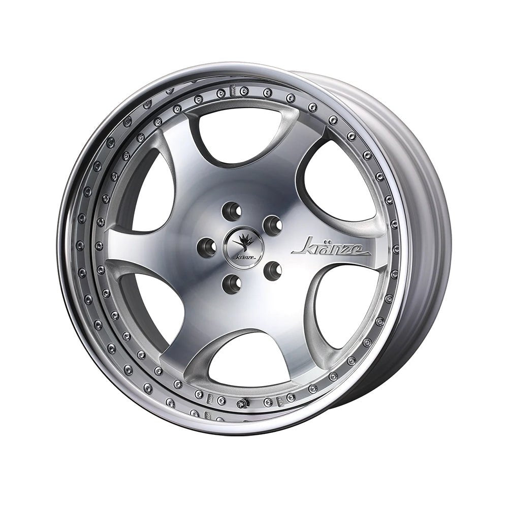 BAZREIA ID 9.0j 22インチ リバースリム ブリリアントシルバーポリッシュ ホイール 1本 バズレイア ウェッズ - アームロッカーズ
