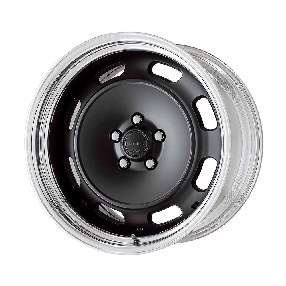 シーカー DT 9.5j 18インチ マットブラック MBL ステップリム ホイール