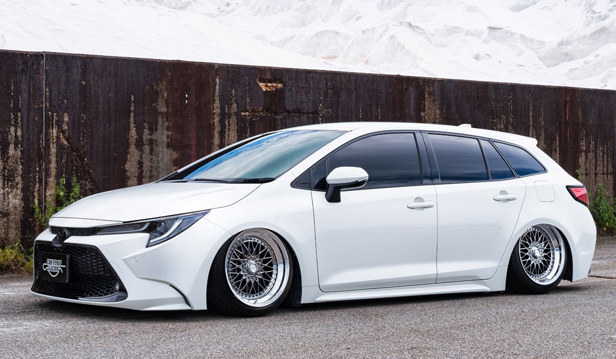 M2 Open Type 8.0j 18 inch Double Step Classic Silver Wheel 1 piece