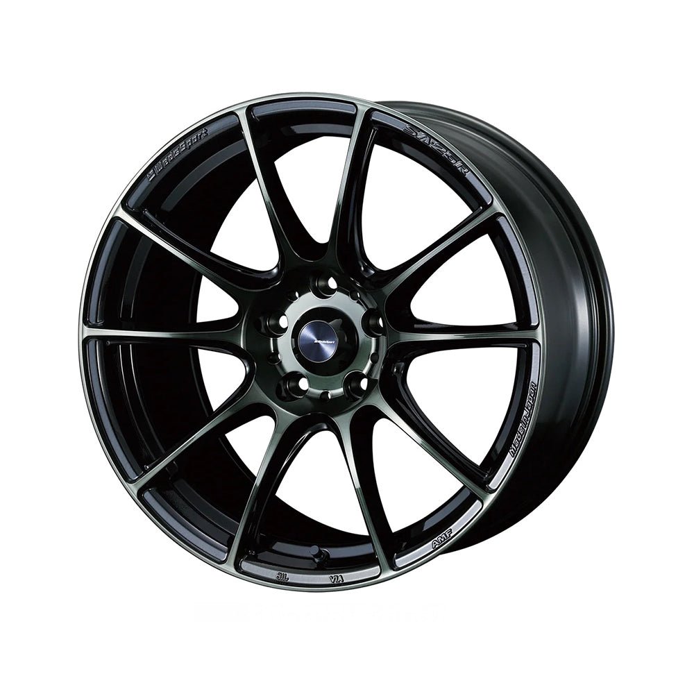 WedsSport SA-25R 8.5j 18 inch normal rim Worth Black Clear WBC wheel 1