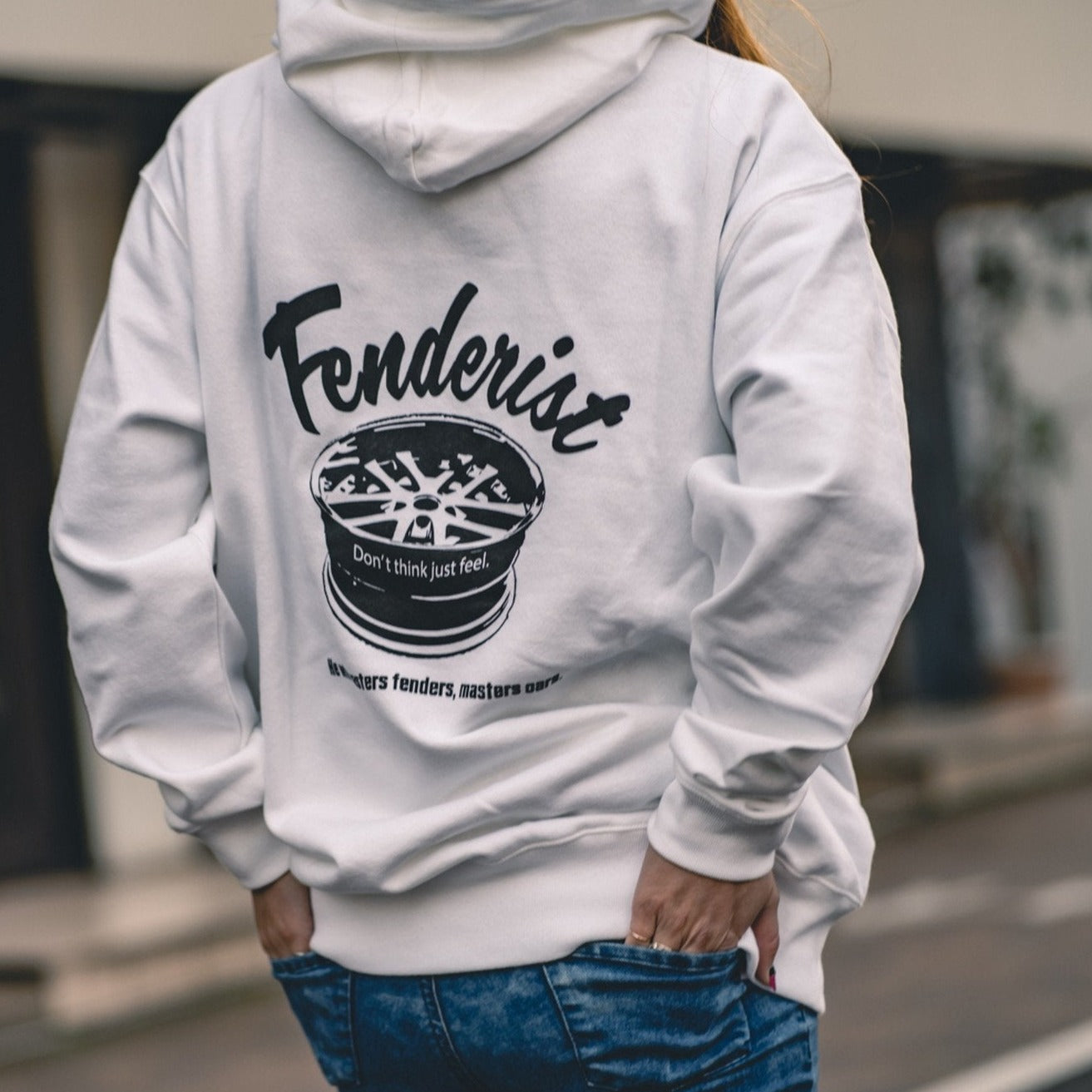 Impress Hoodie White - Fenderist