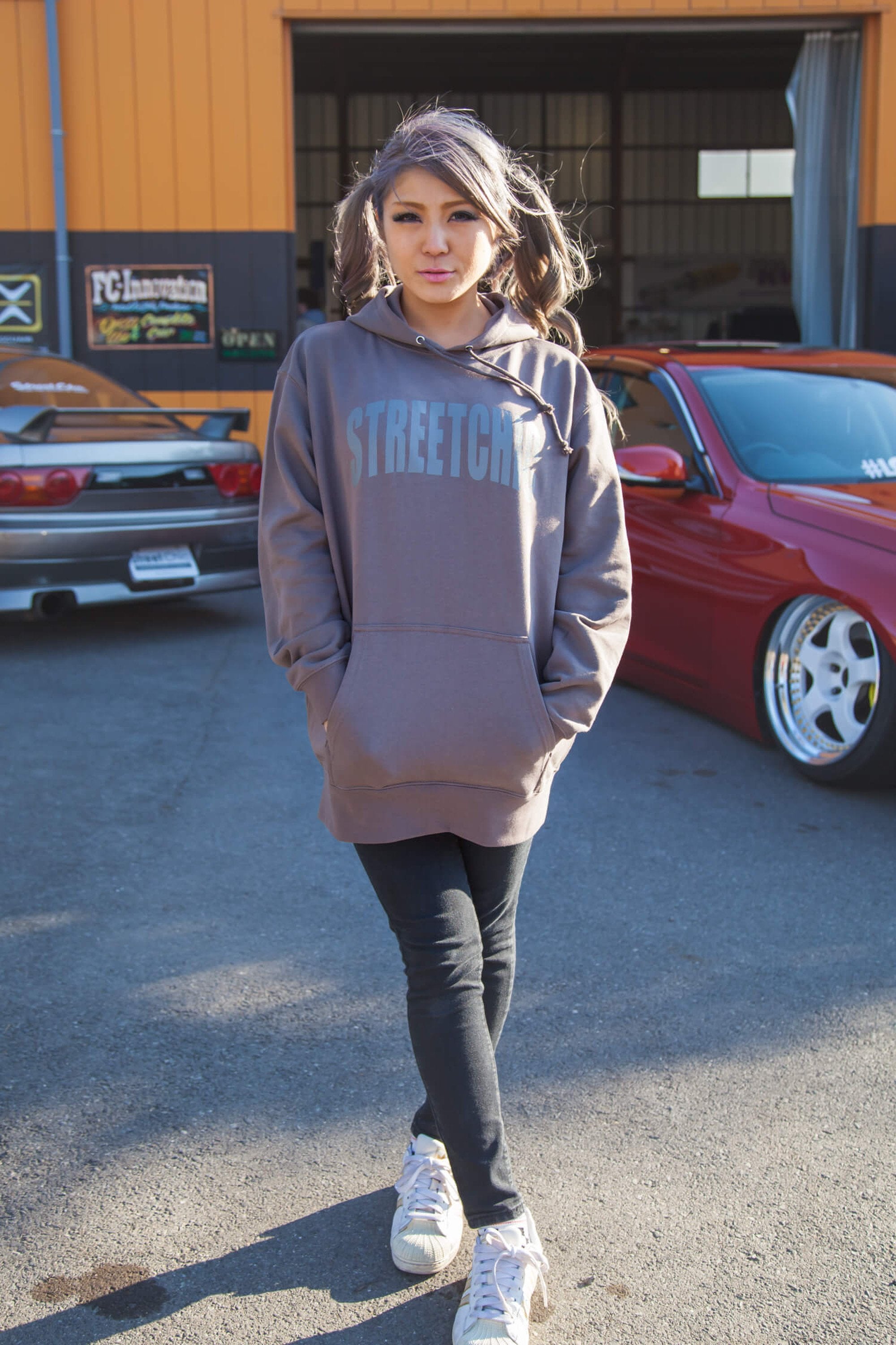Impress Hoodie CHARCOAL - StreetChic