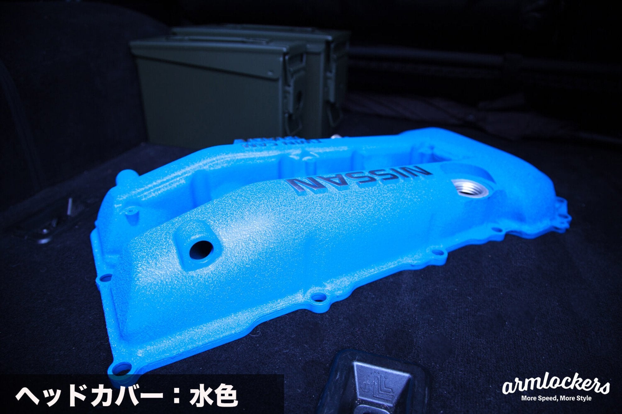 ヘッドカバーの結晶塗装(6気筒~)