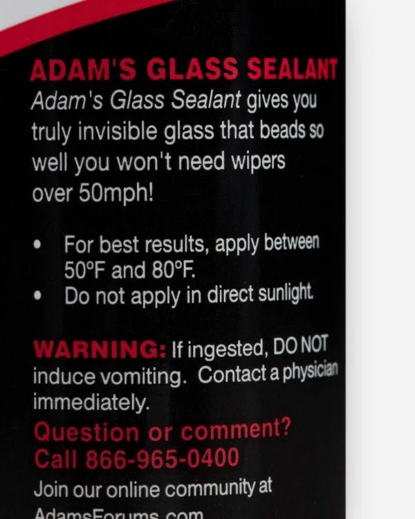 ガラスシーラント | Adam’s Glass Sealant - ARMLOCKERS SHOP
