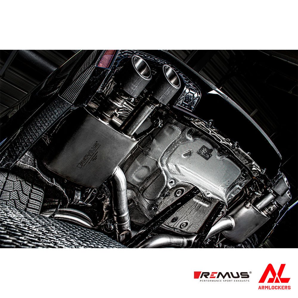レムス マフラー Audi RS6 F2DJPF RS7 F2DJPS 選べるテール サイレンサー セット REMUS - アームロッカーズ