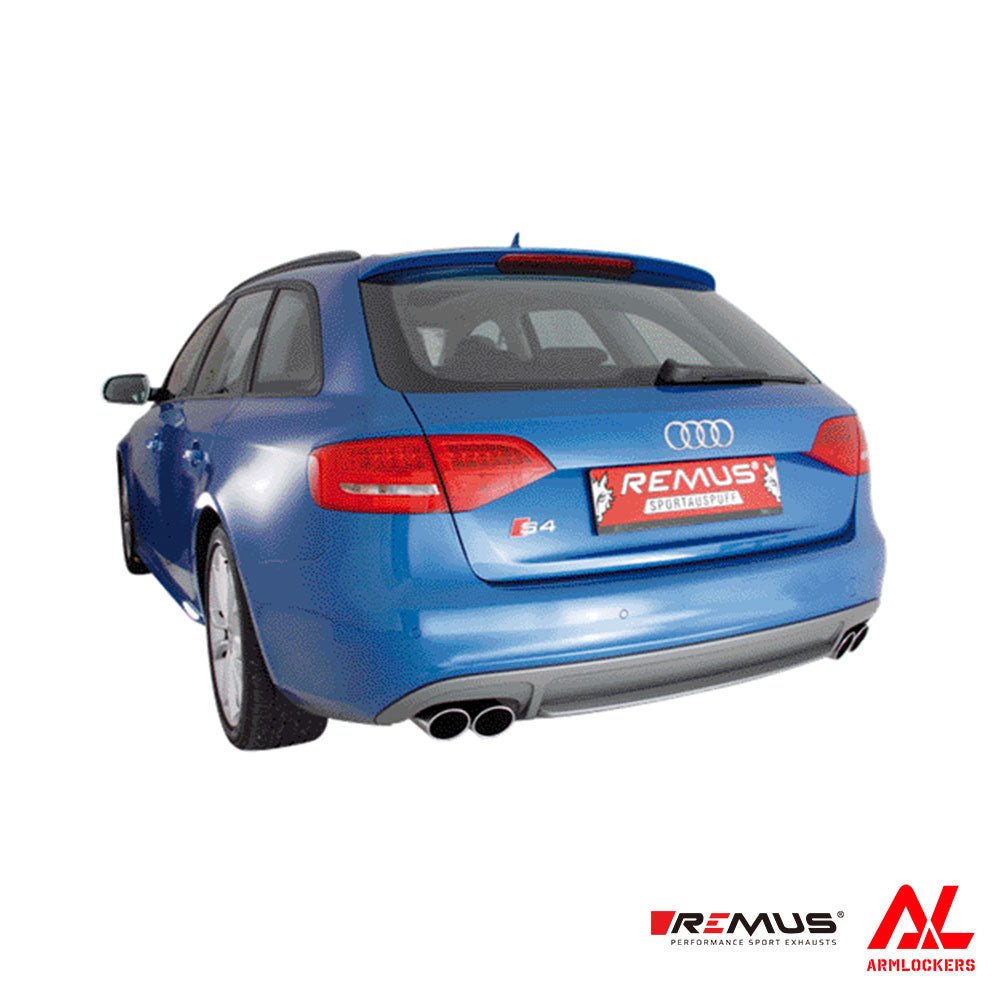 レムス マフラー Audi S4 8KCAKF Φ84 アングルW 左右 REMUS - アームロッカーズ