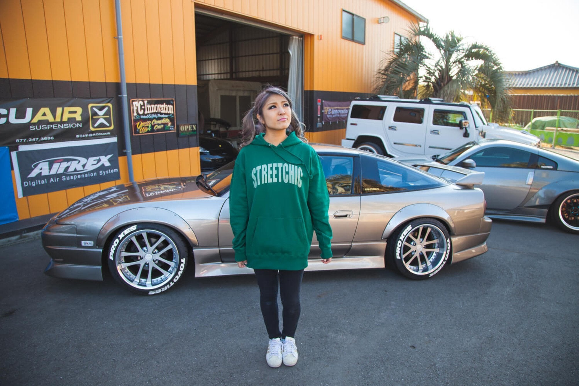 Impress Hoodie IVY GREEN - StreetChic