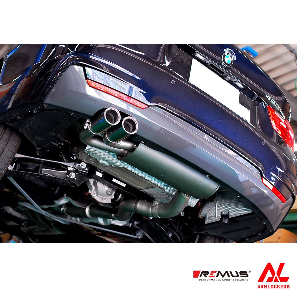 レムス マフラー BMW F32 F36 420i Φ76 W 触媒後全交換 REMUS - アームロッカーズ