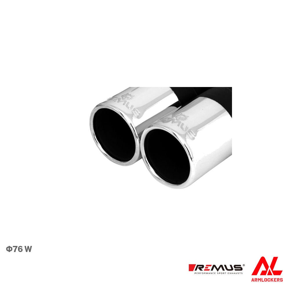レムス マフラー BMW F32 F36 420i Φ76 W アダプター付き REMUS - アームロッカーズ