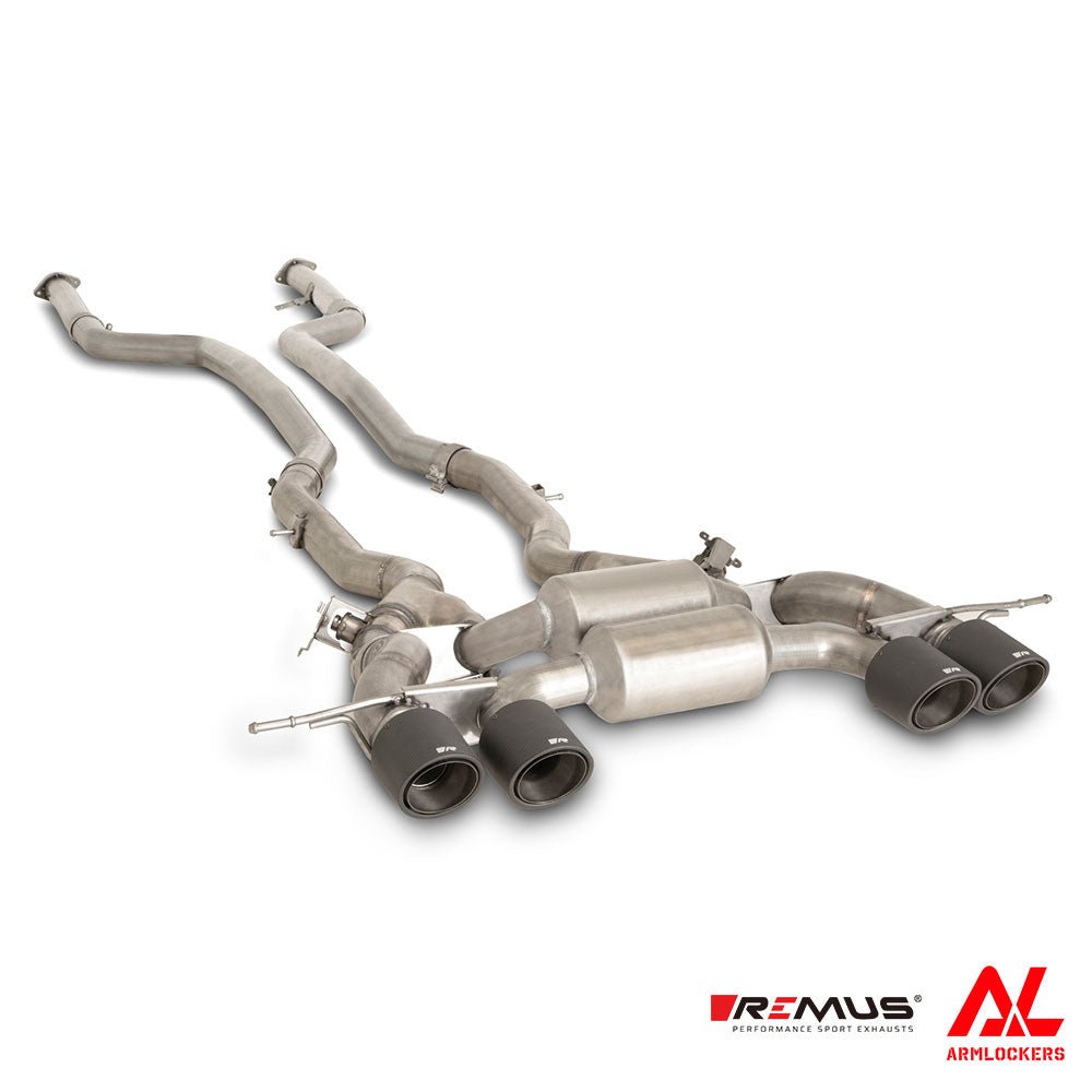 レムス マフラー BMW G80 G82 F82 M3 M4 競技用 選べるテール サイレンサー セット REMUS - アームロッカーズ