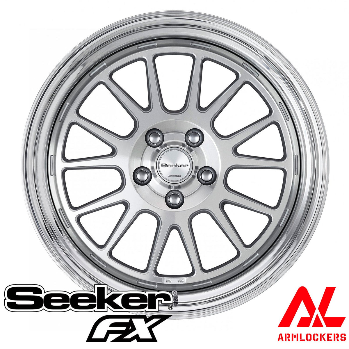 ワーク シーカー FX 10.0j 18インチ カットクリア MSP ホイール ステップリム 1本 Seeker FX – アームロッカーズ