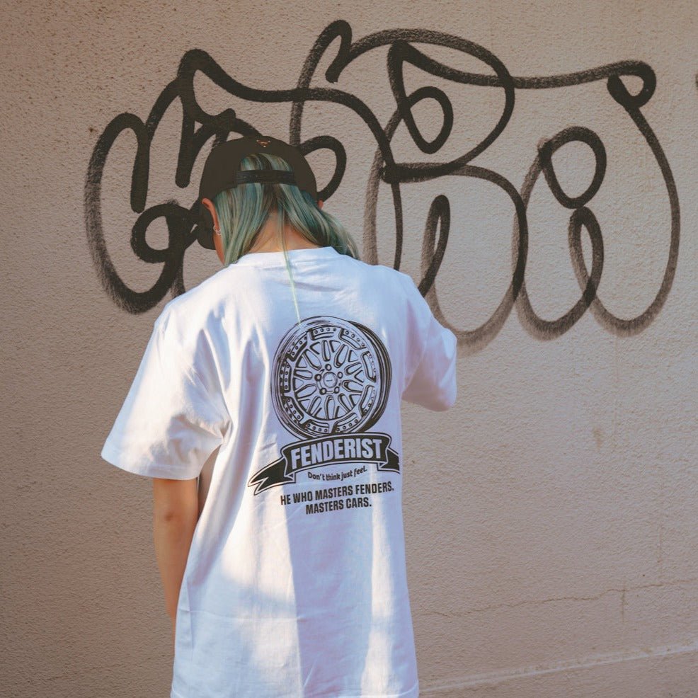 Impress T-shirt #003 White - Fenderist - ARMLOCKERS SHOP