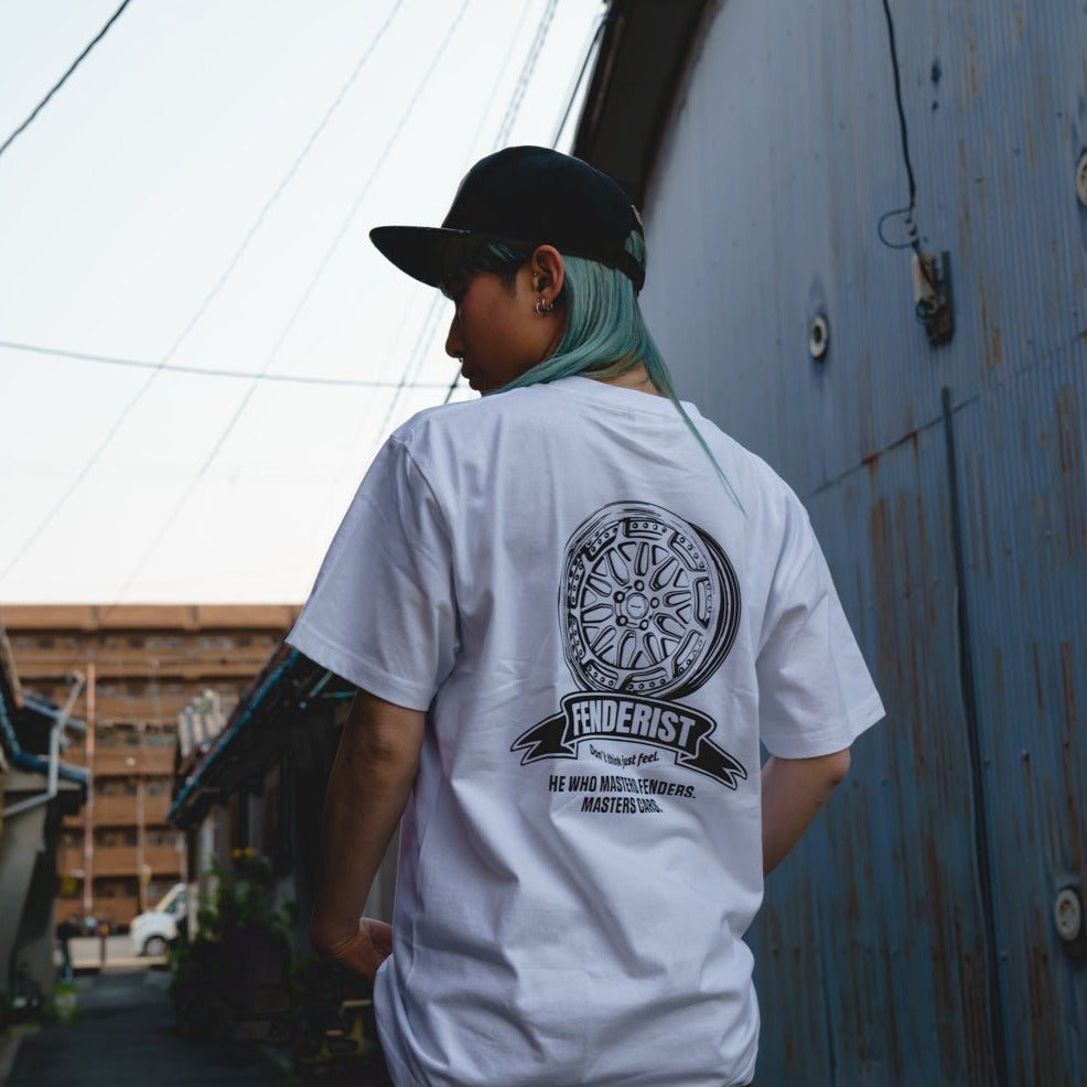 Impress T-shirt #003 White - Fenderist - ARMLOCKERS SHOP