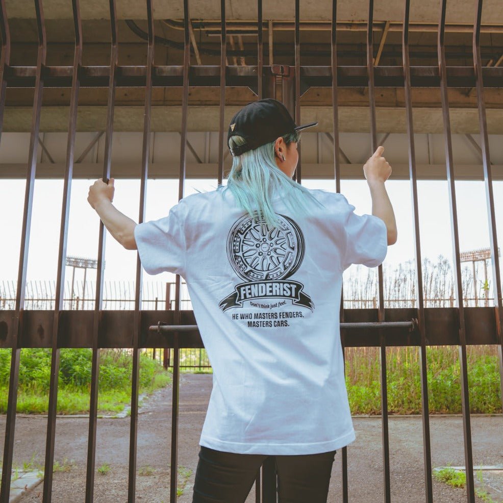 Impress T-shirt #003 White - Fenderist - ARMLOCKERS SHOP