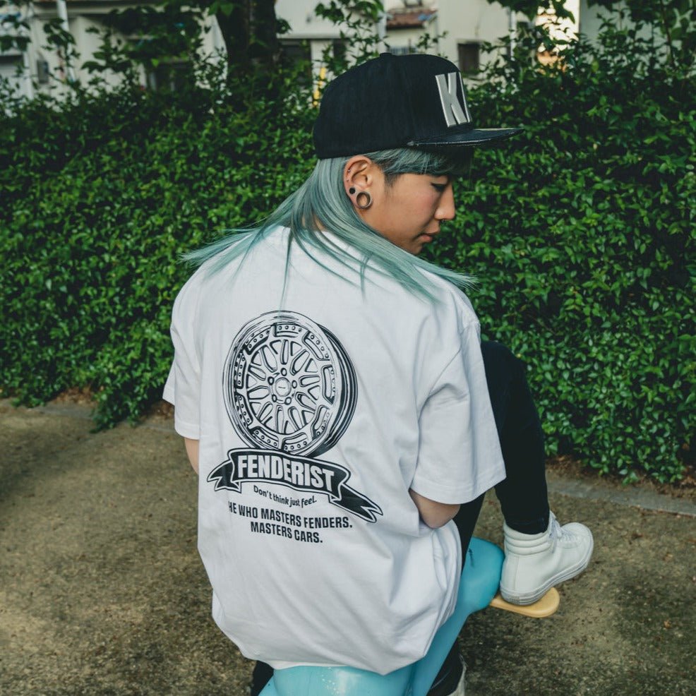 Impress T-shirt #003 White - Fenderist - ARMLOCKERS SHOP