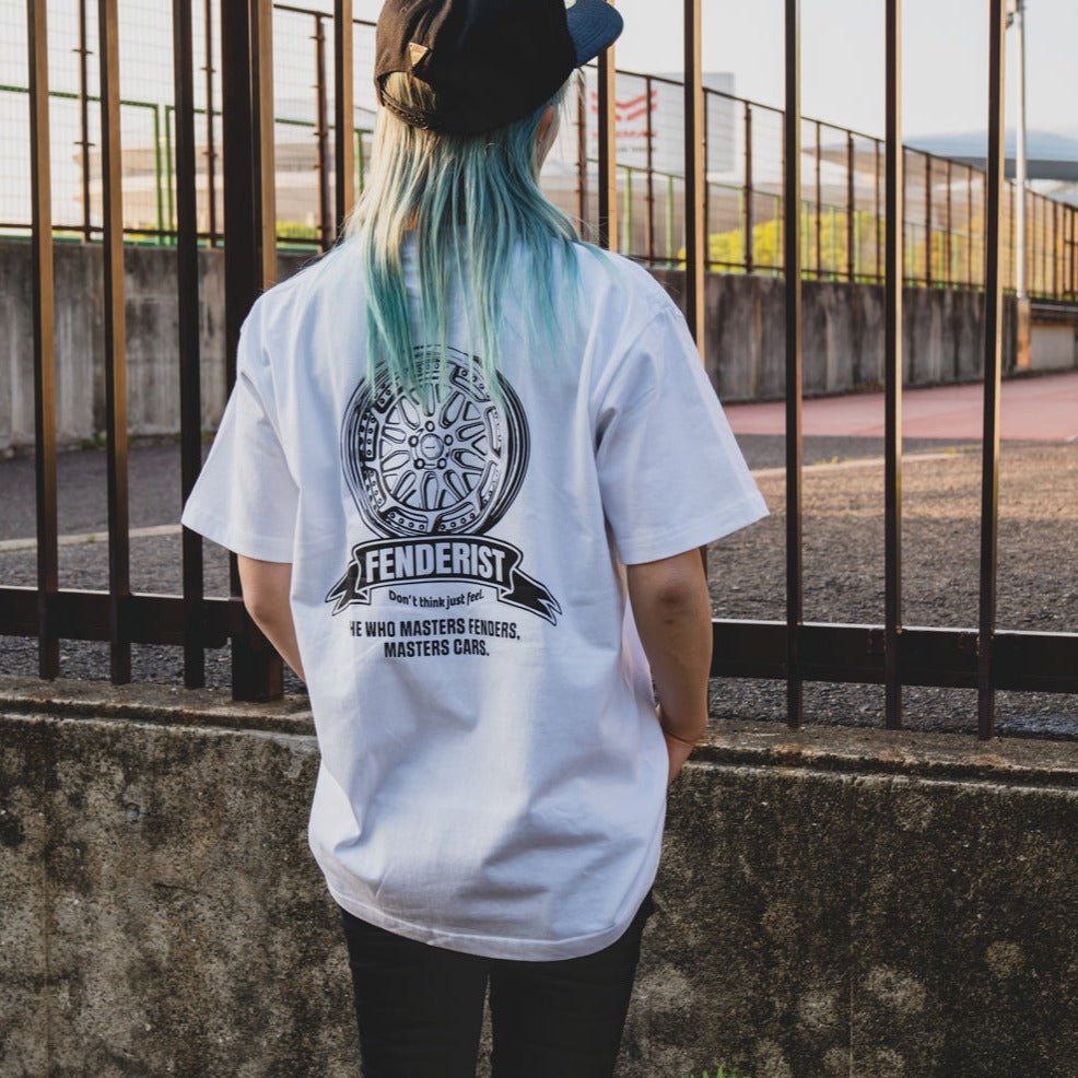 Impress T-shirt #003 White - Fenderist - ARMLOCKERS SHOP