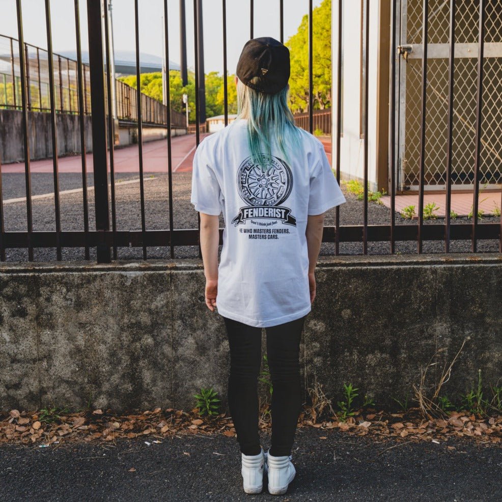 Impress T-shirt #003 White - Fenderist - ARMLOCKERS SHOP