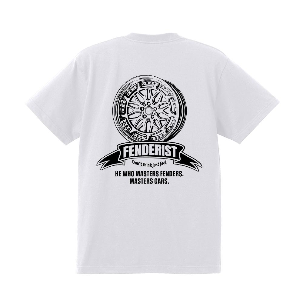 Impress T-shirt #003 White - Fenderist - ARMLOCKERS SHOP