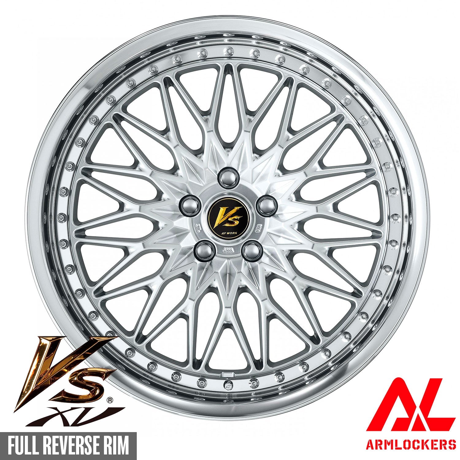 ワーク VS XV 13.0j 19インチ フルリバース シルキーリッチシルバー