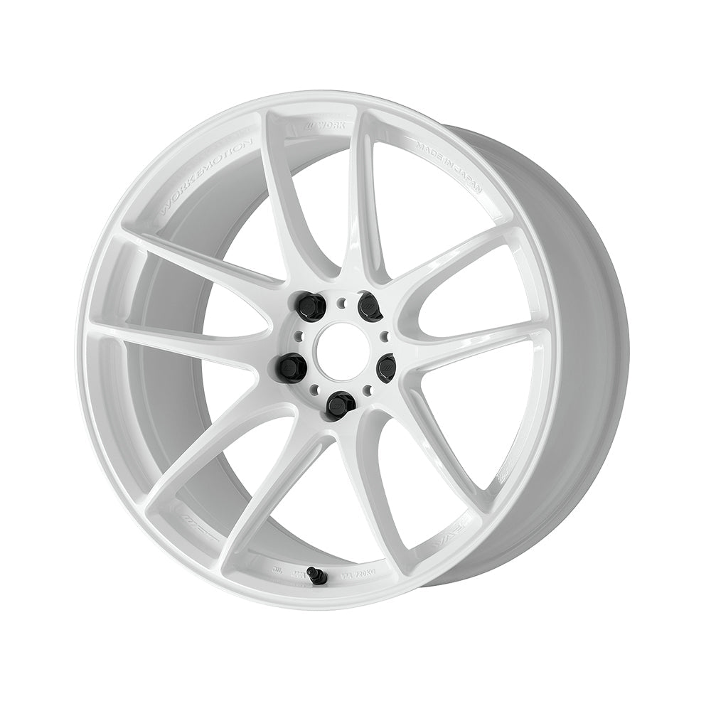 EMOTION CR Shigoku 9.5j 19インチ ノーマルリム アイスホワイト ホイール 1本 ワーク - アームロッカーズ