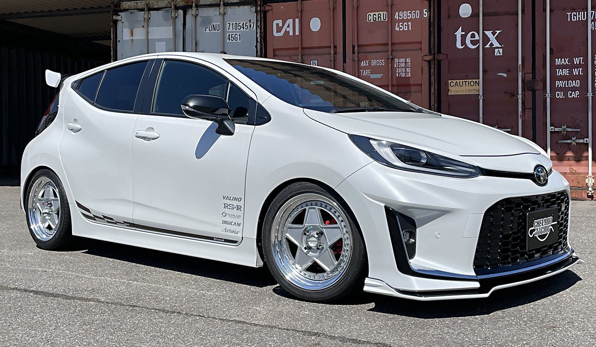 S2 8.0j 18インチ ダブルステップ オープンタイプ シルバー ホイール 1本 シェブロンレーシング - アームロッカーズ