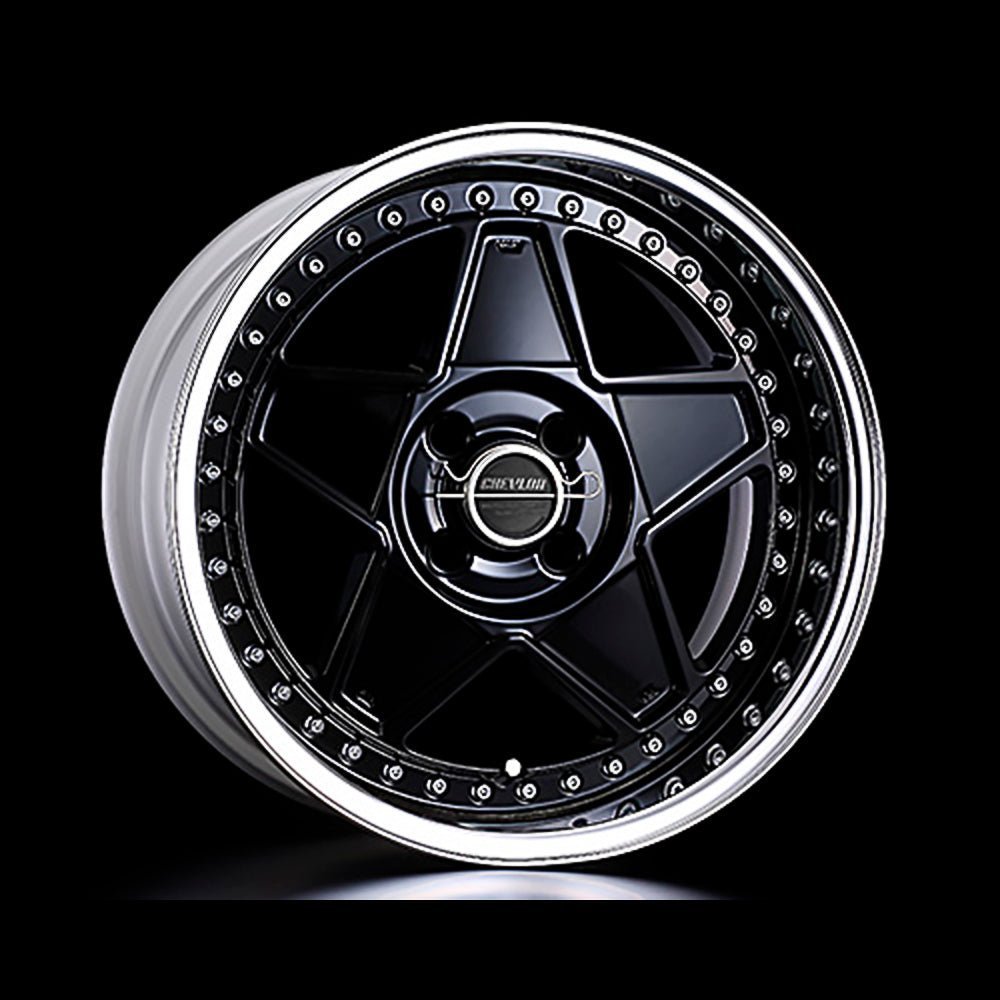 S2 オープンタイプ 8.5j 18インチ ダブルステップ ピアノ ブラック