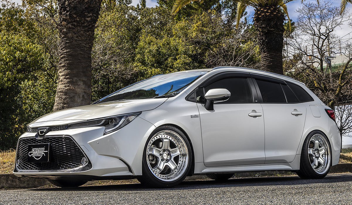 S3 8.0j 18インチ ノーマルリム ホワイト ホイール 1本 シェブロンレーシング - アームロッカーズ