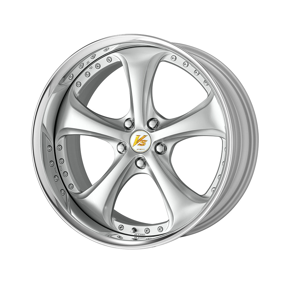 【6998】BLUE RIVER 19インチ F8.5J R9.5J PCD127 ホイール4本 VS KF# 10.5j 19インチ リバースリム ライトグレイッシュシルバー