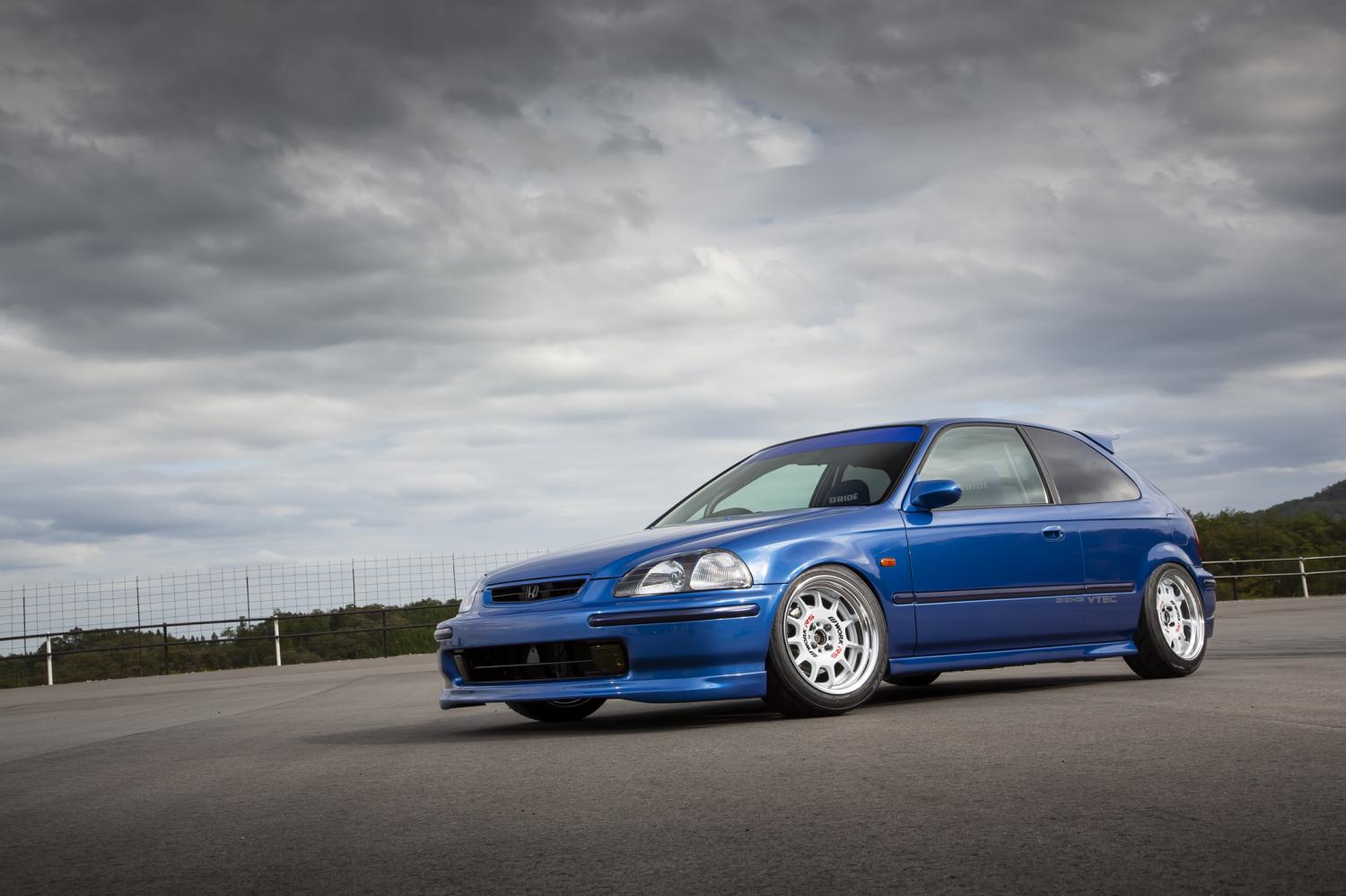 WORK EMOTION RS11 7.5j 17インチ ステップリム ホワイト ホイール 1本
