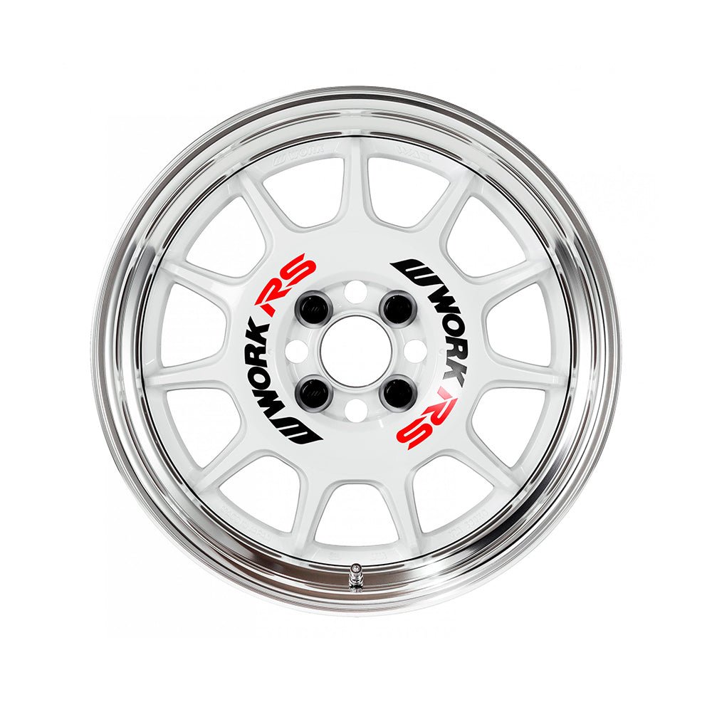 WORK EMOTION RS11 9.0j 17インチ ステップリム ホワイト ホイール 1本 - アームロッカーズ