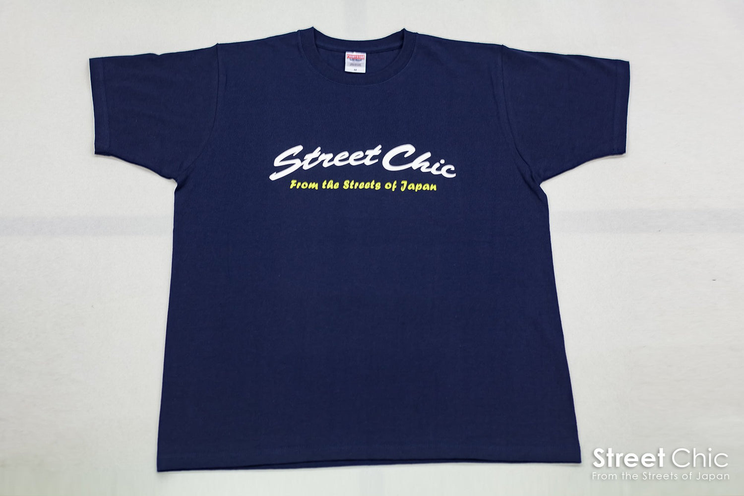 Crew T-shirt Curve NAVY - StreetChic