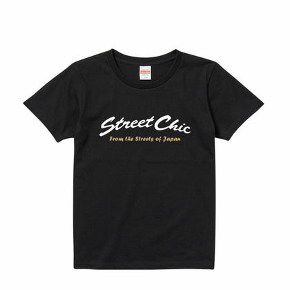 Crew T-shirt Curve BLACK - Streetchic