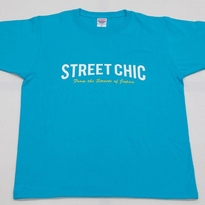 Crew T-shirt Block TURQUOISE - StreetChic