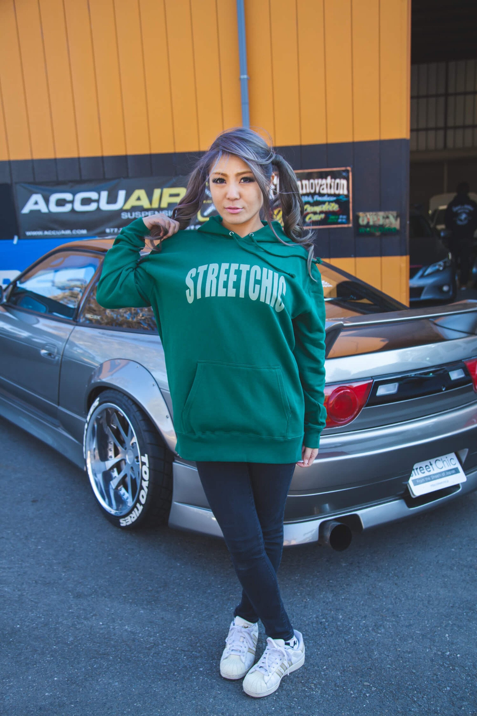 Impress Hoodie IVY GREEN - StreetChic