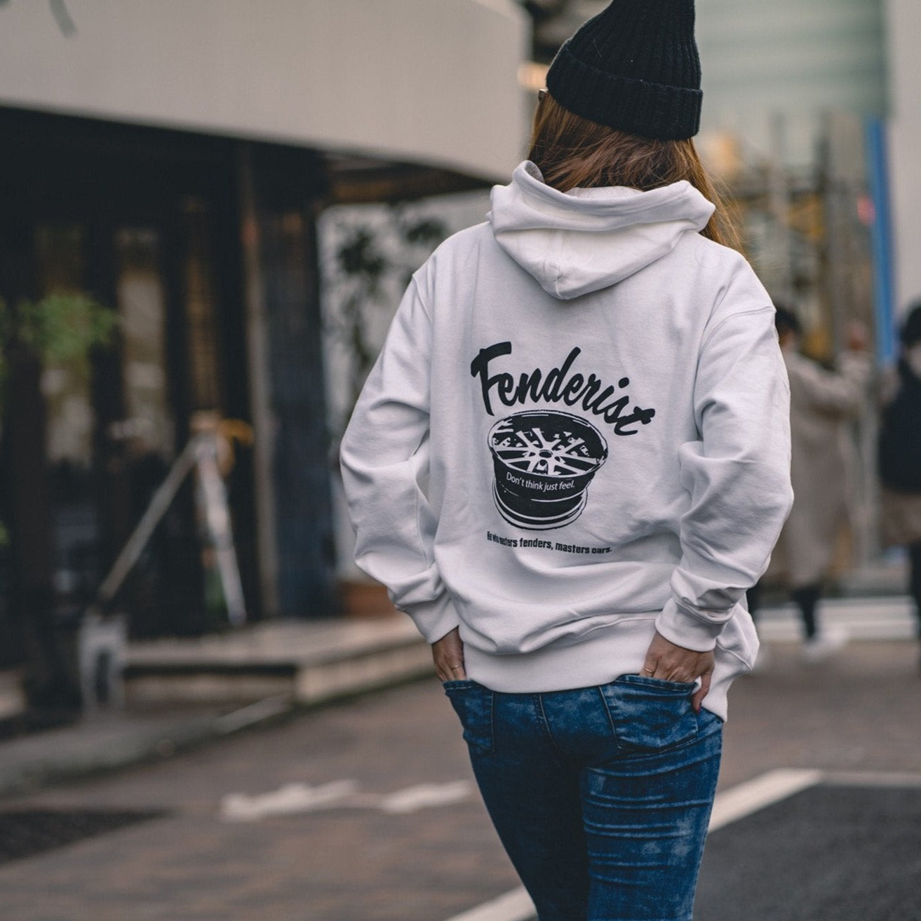 Impress Hoodie White - Fenderist