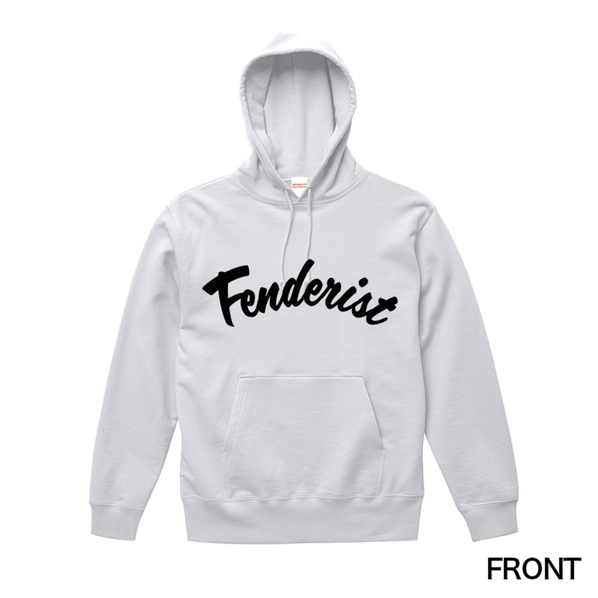 Curve Hoodie White - Fenderist