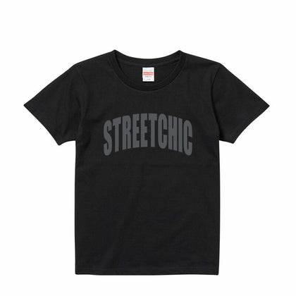 Impress T-shirt BLACK / GRAY LETTER - StreetChic