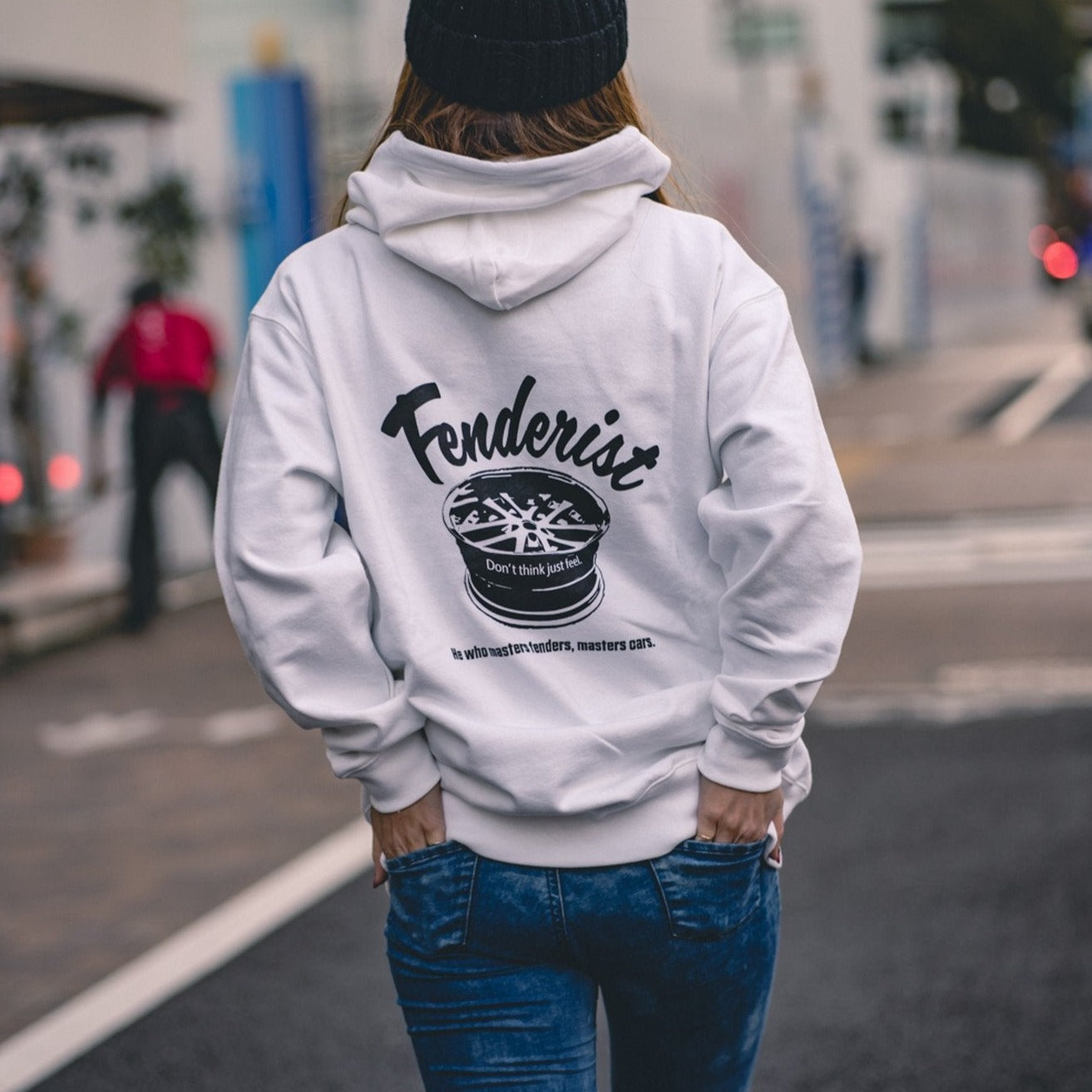 Impress Hoodie White - Fenderist