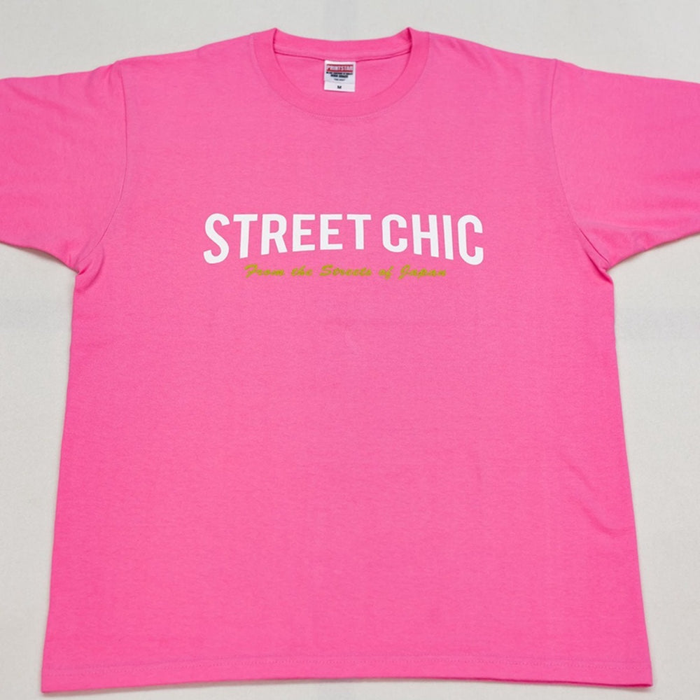 Crew T-shirt Block PINK -StreetChic