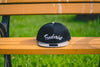 Flat visor cap Leaves Black / Gray - Fenderist