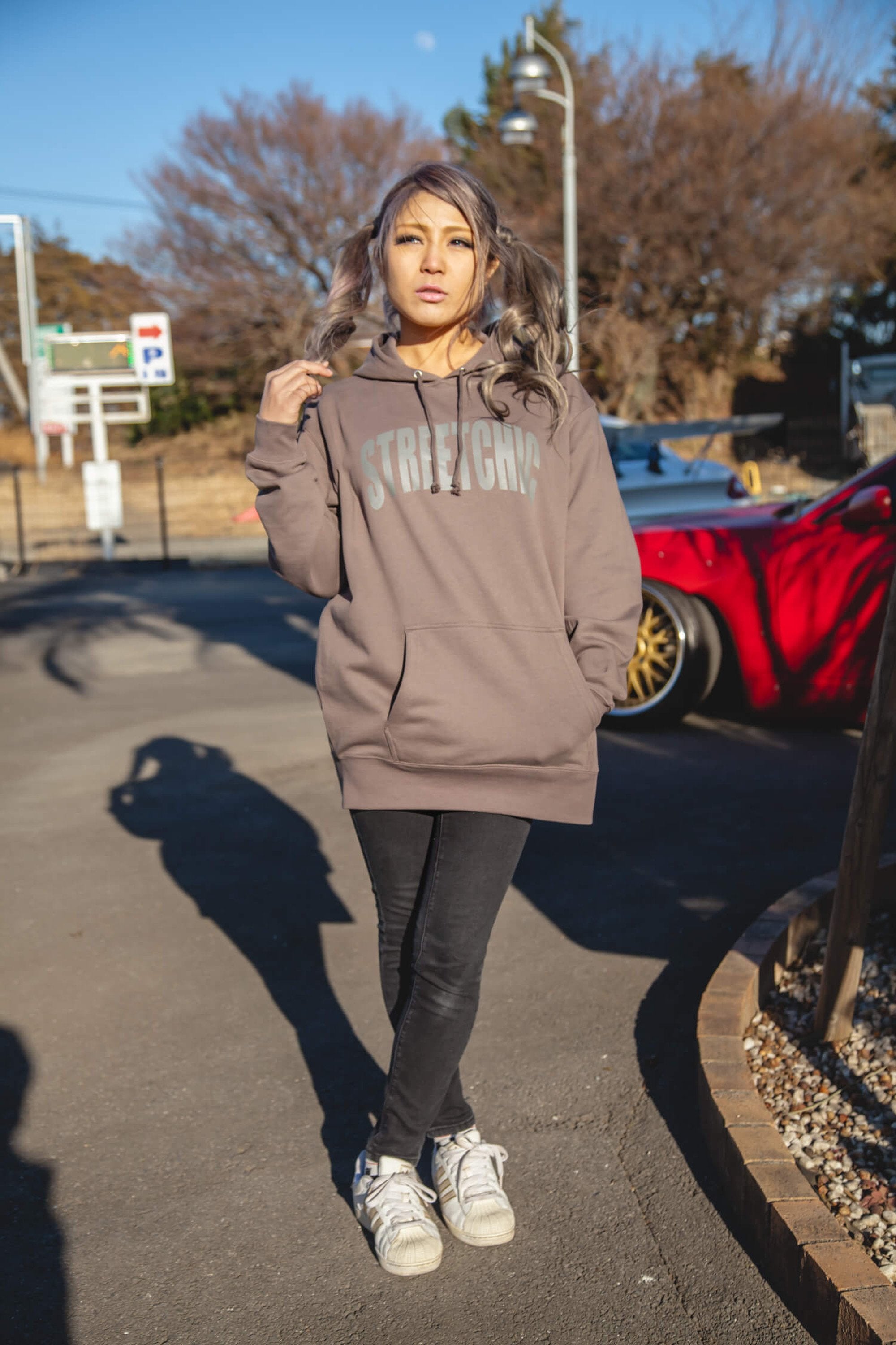 Impress Hoodie CHARCOAL - StreetChic