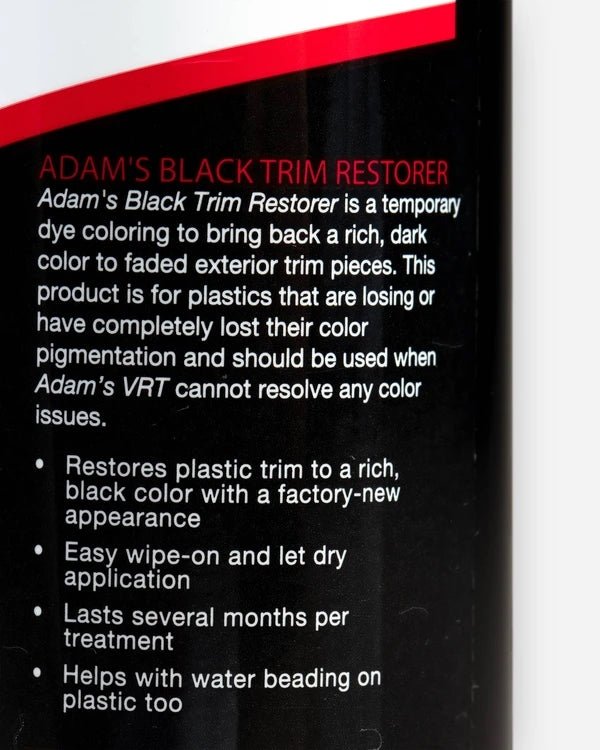 ブラックトリムリストーラー | Adam’s Black Trim Restorer - ARMLOCKERS SHOP
