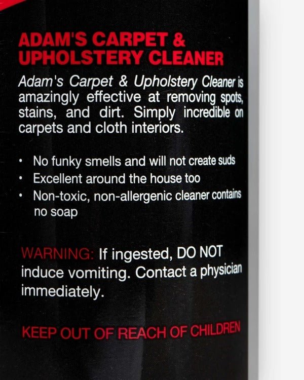 カーペット&布製品専用クリーナー | Adam’s Carpet & Upholstery Cleaner - ARMLOCKERS SHOP