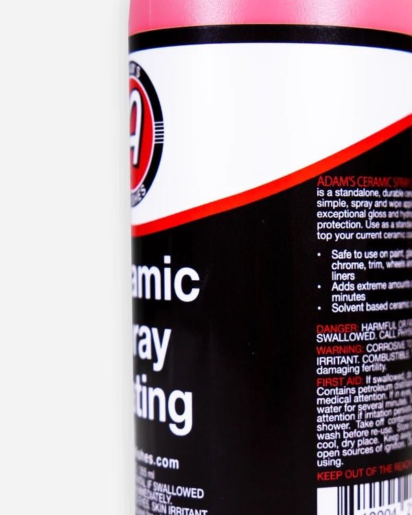 セラミックスプレーコーティング | Adam’s Ceramic Spray Coating - ARMLOCKERS SHOP