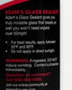 ガラスシーラント | Adam’s Glass Sealant - ARMLOCKERS SHOP