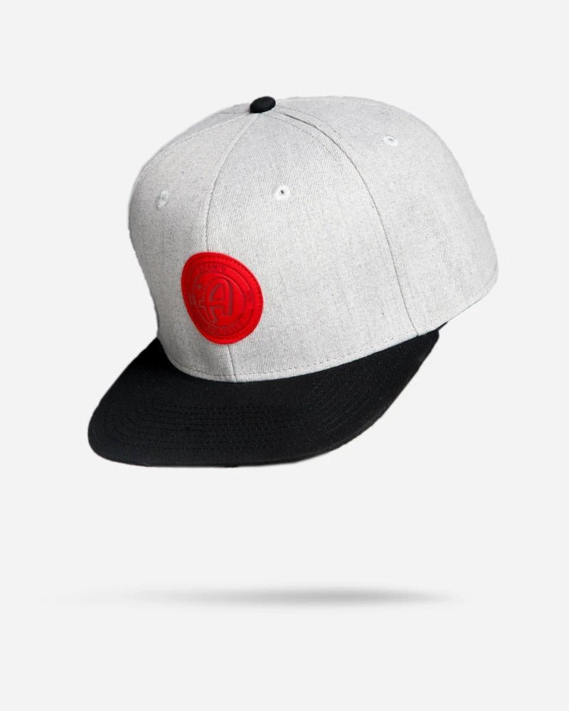 グレイハット レッドパッチ キャップ | Adam's Grey Hat - Red Patch - ARMLOCKERS SHOP