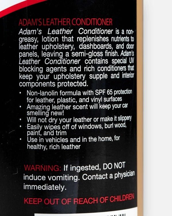 レザーコンディショナー | Adam’s Leather Conditioner - ARMLOCKERS SHOP