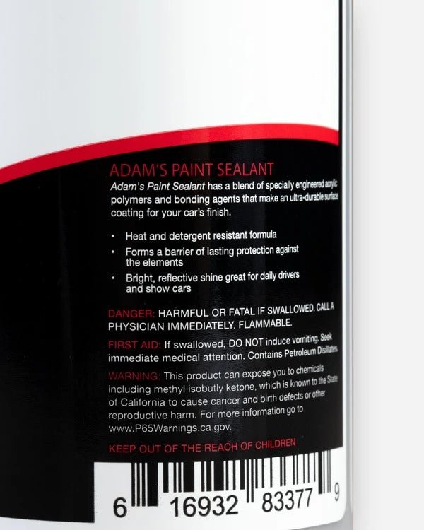 ペイントシーラント | Adam’s Paint Sealant - ARMLOCKERS SHOP